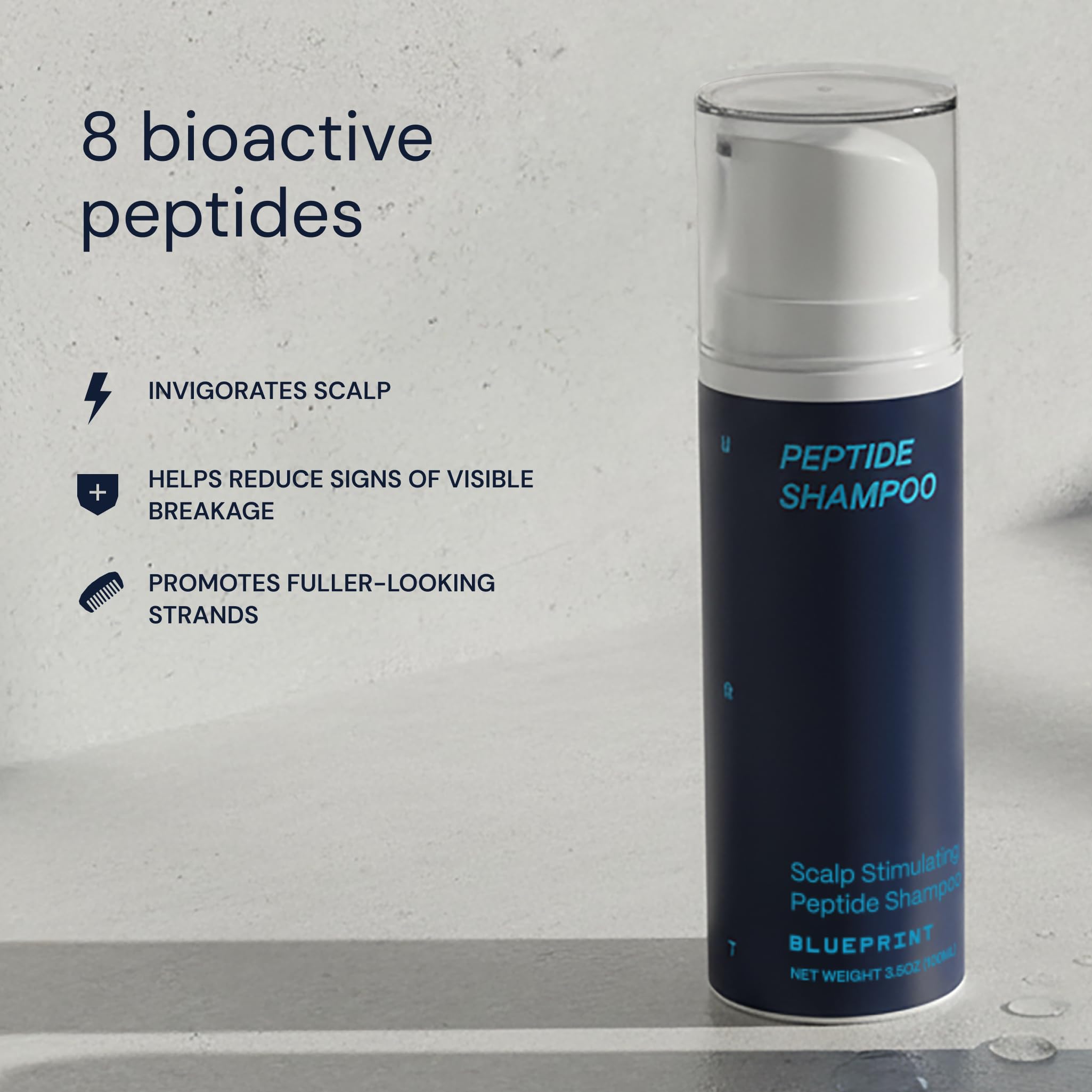 Blueprint Bryan Johnson fragrance-free label signals clean, gentle cleansing.