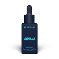 Blueprint Bryan Johnson facial serum bottle with pump for easy, precise application and hydration