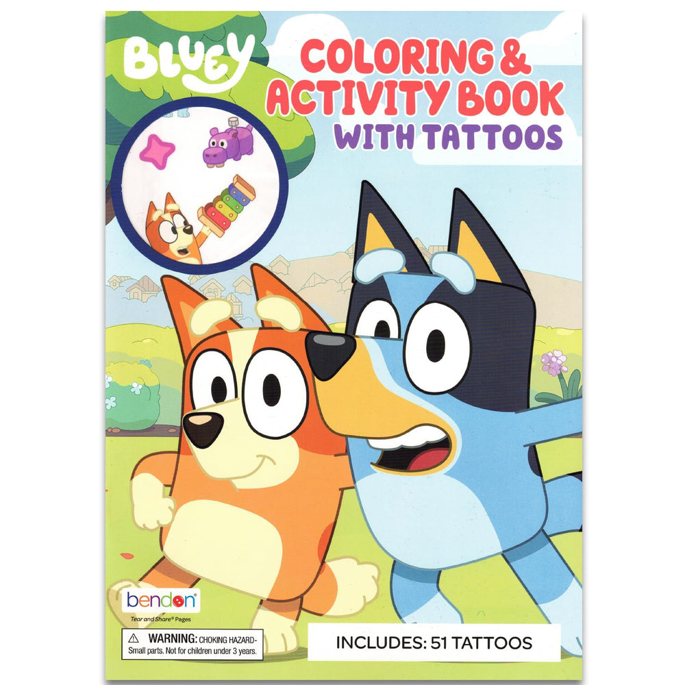 Bluey tatuajes-set-variedad-tatuajes con colección amplia para sorpresas de cumpleaños.