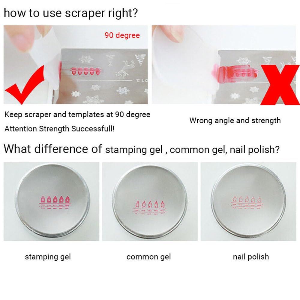 BlueZOO clear stamper provides visible pattern placement for precise designs.
