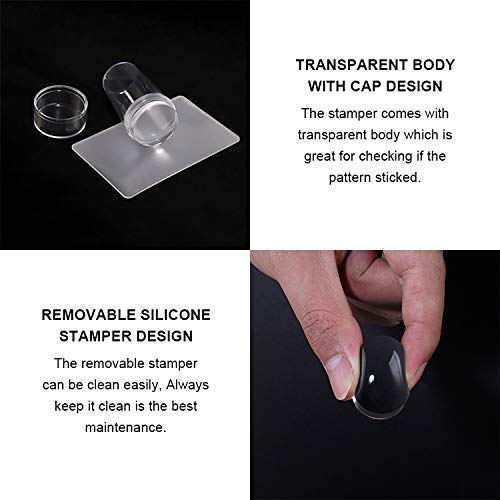 BlueZOO nail art stamper is easy to clean and durable.