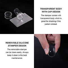 BlueZOO nail art stamper is easy to clean and durable.