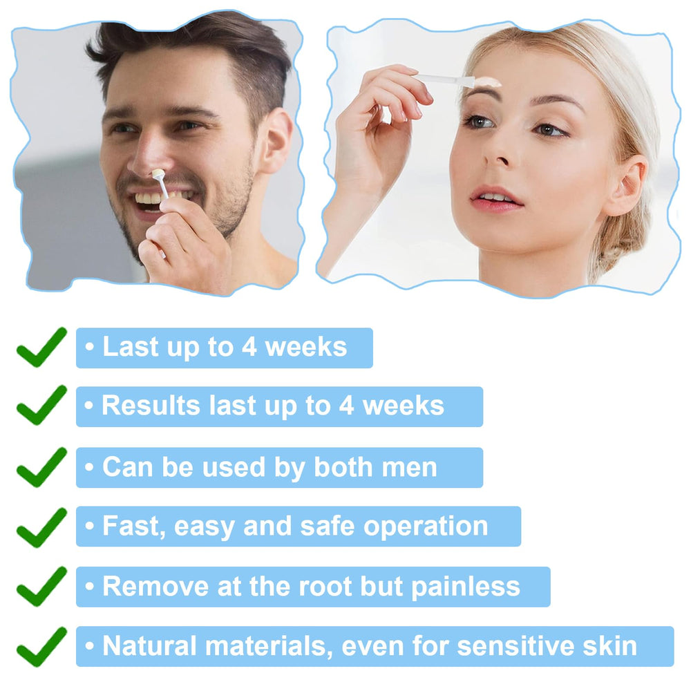BlueZOO nose wax sticks portable design for on-the-go grooming