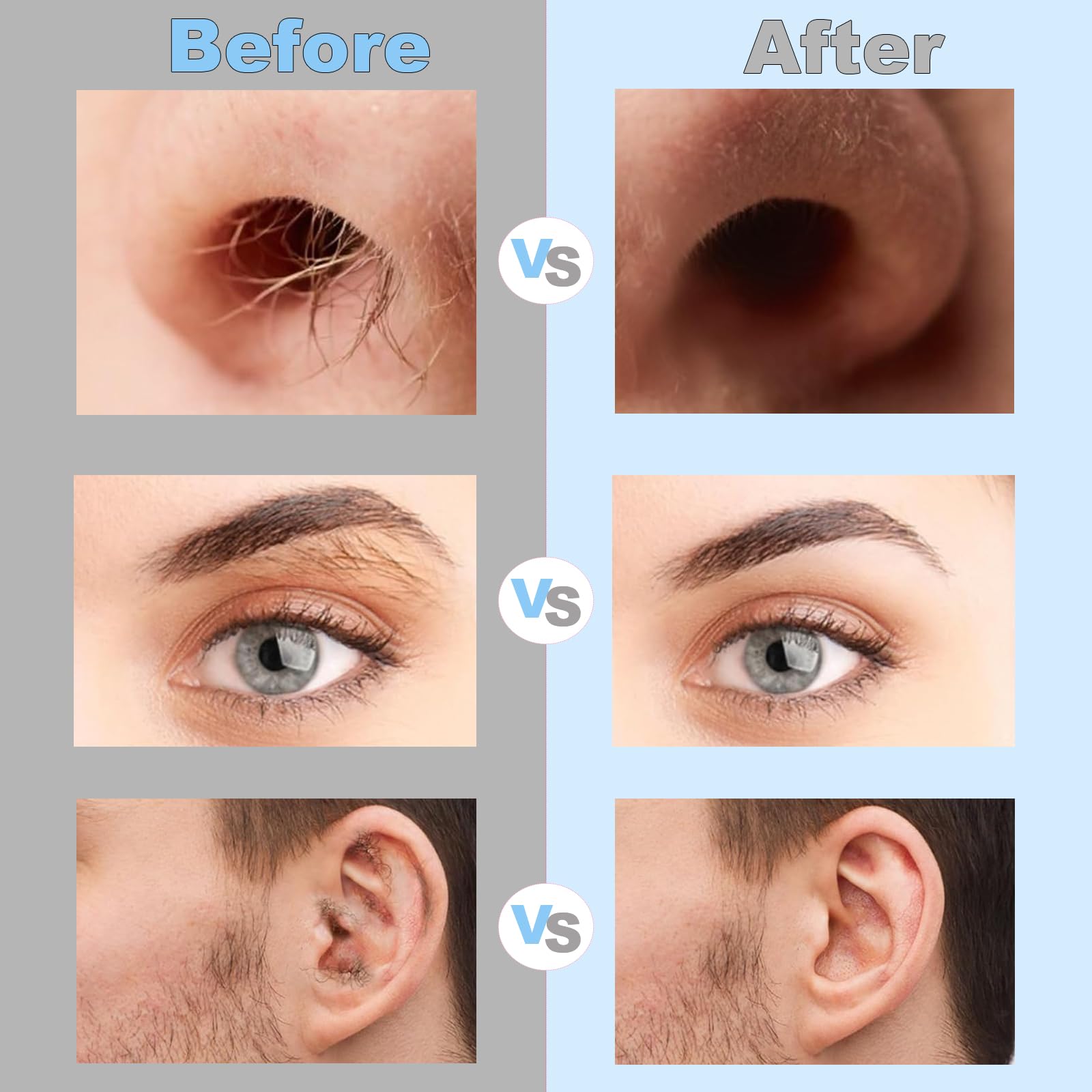 BlueZOO nose wax sticks spiral design minimizes pain during removal
