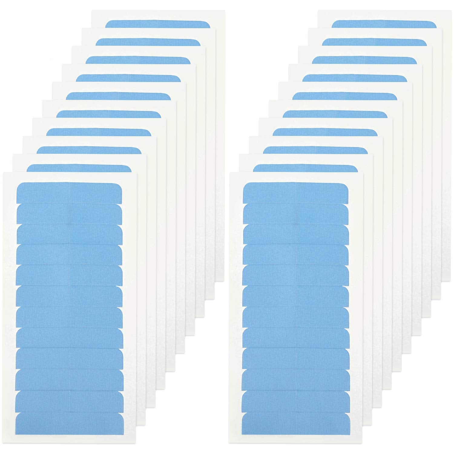 Blulu 360-pcs blue hair extension tape tabs package for secure, long-lasting hold