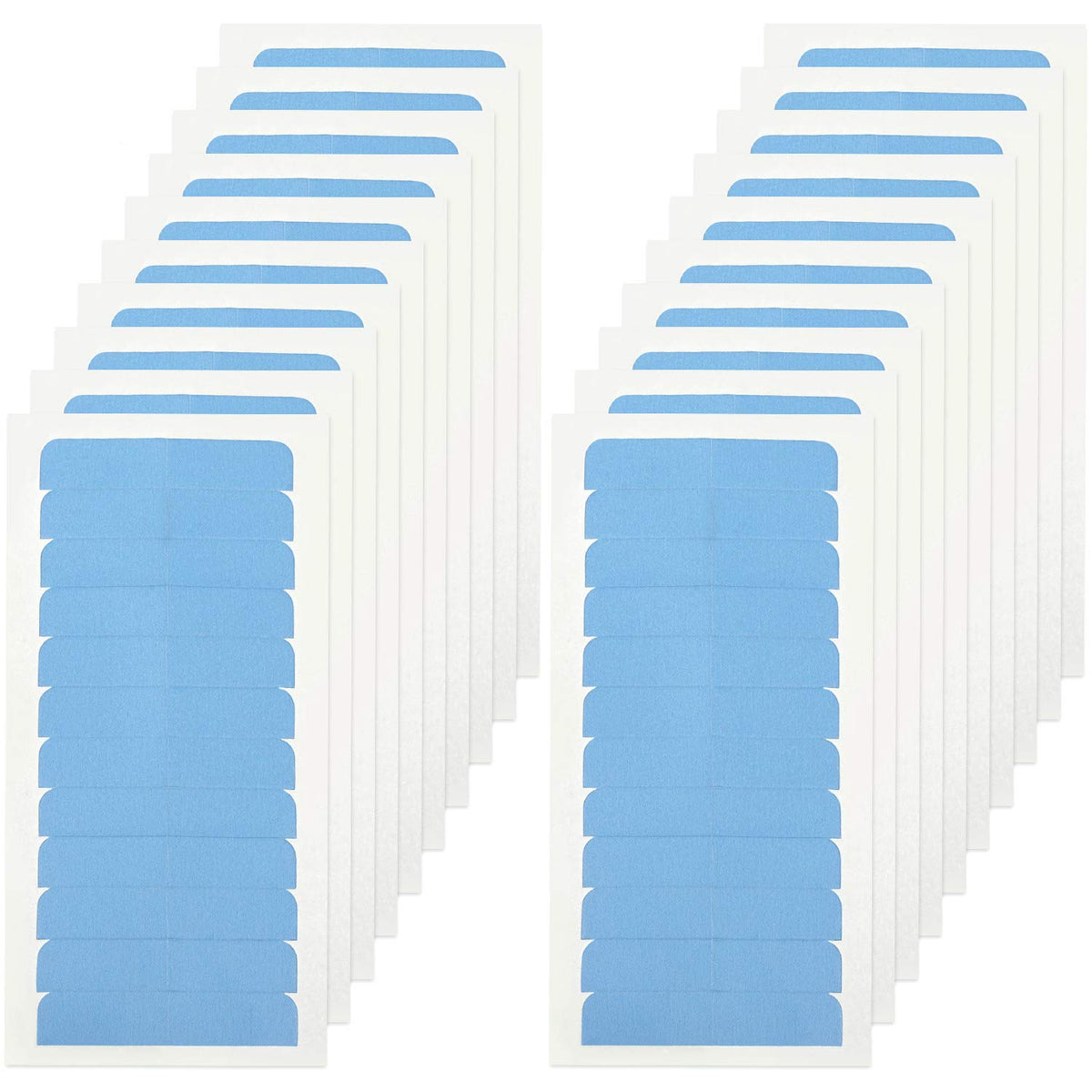 Blulu 360-pcs blue hair extension tape tabs package for secure, long-lasting hold