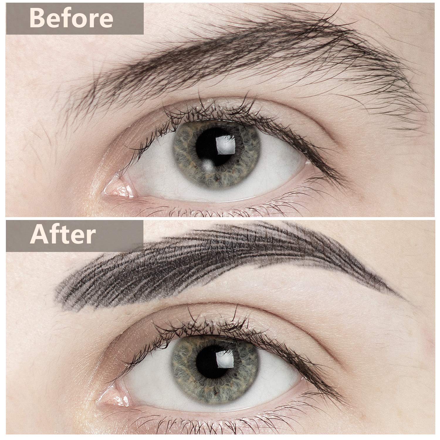 Blulu adhesión duradera y resistente al agua para cejas.