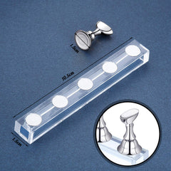 Blulu nail practice holder magnetic base keeps nails secure