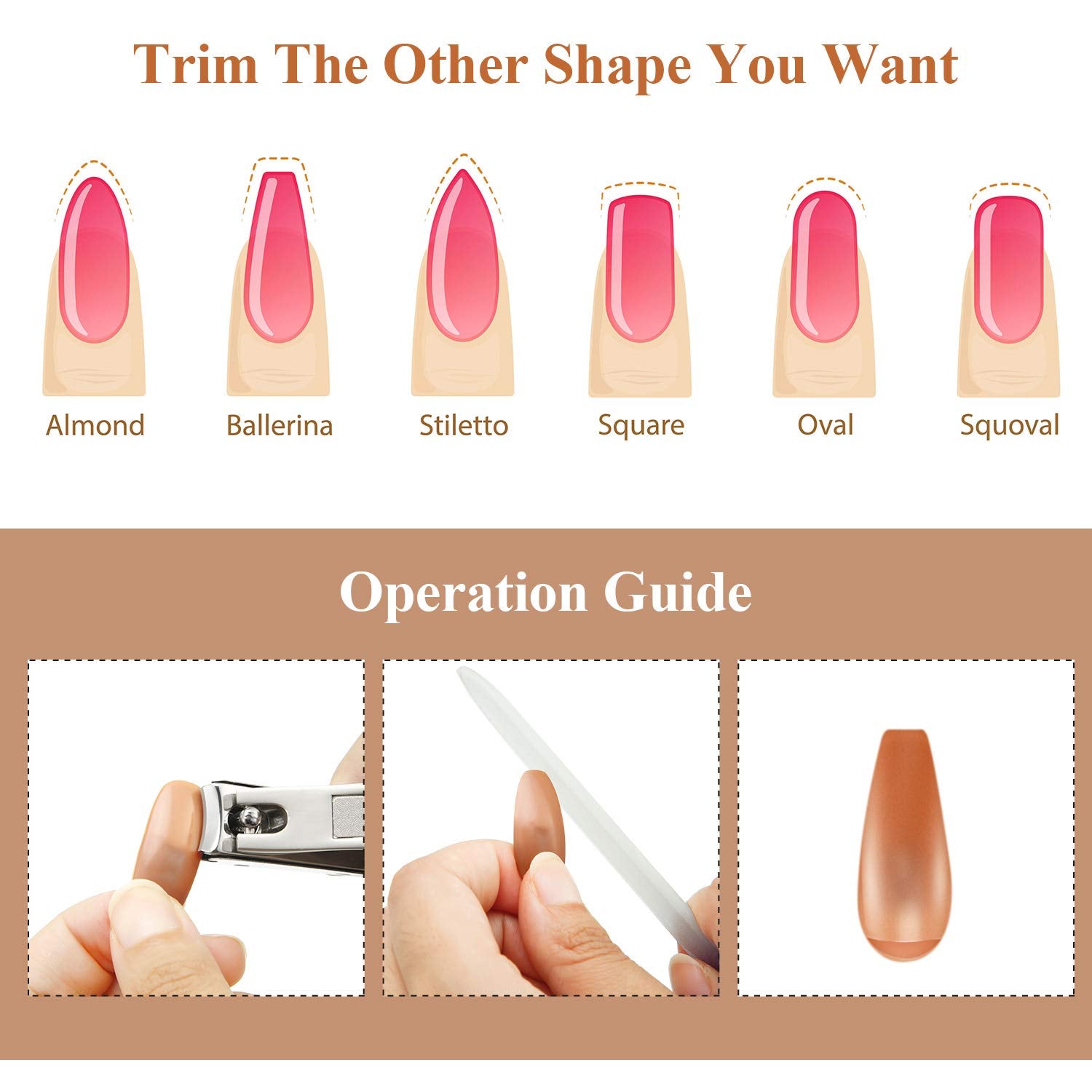 Salon display-ready Blulu nail tips arranged for design showcase.