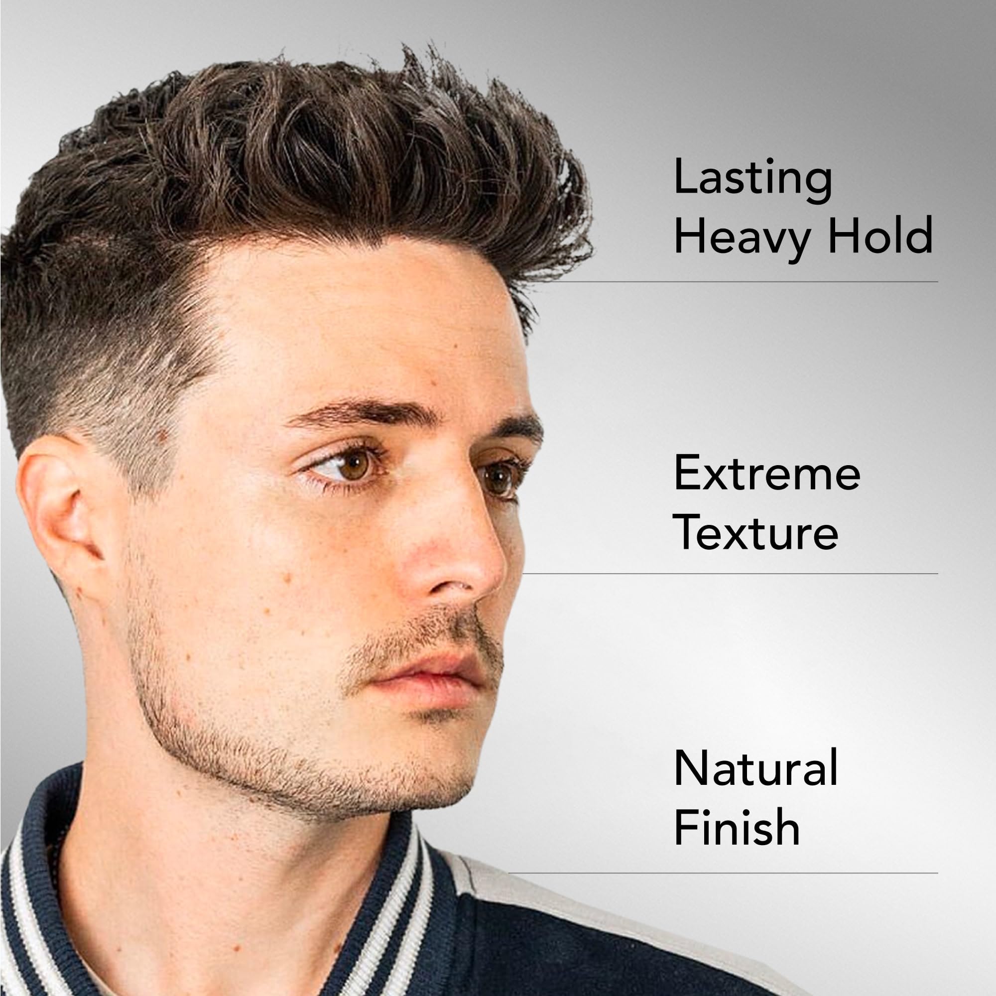 BluMaan Heavy Hold Clay texture close-up demonstrates defined texture without shine.