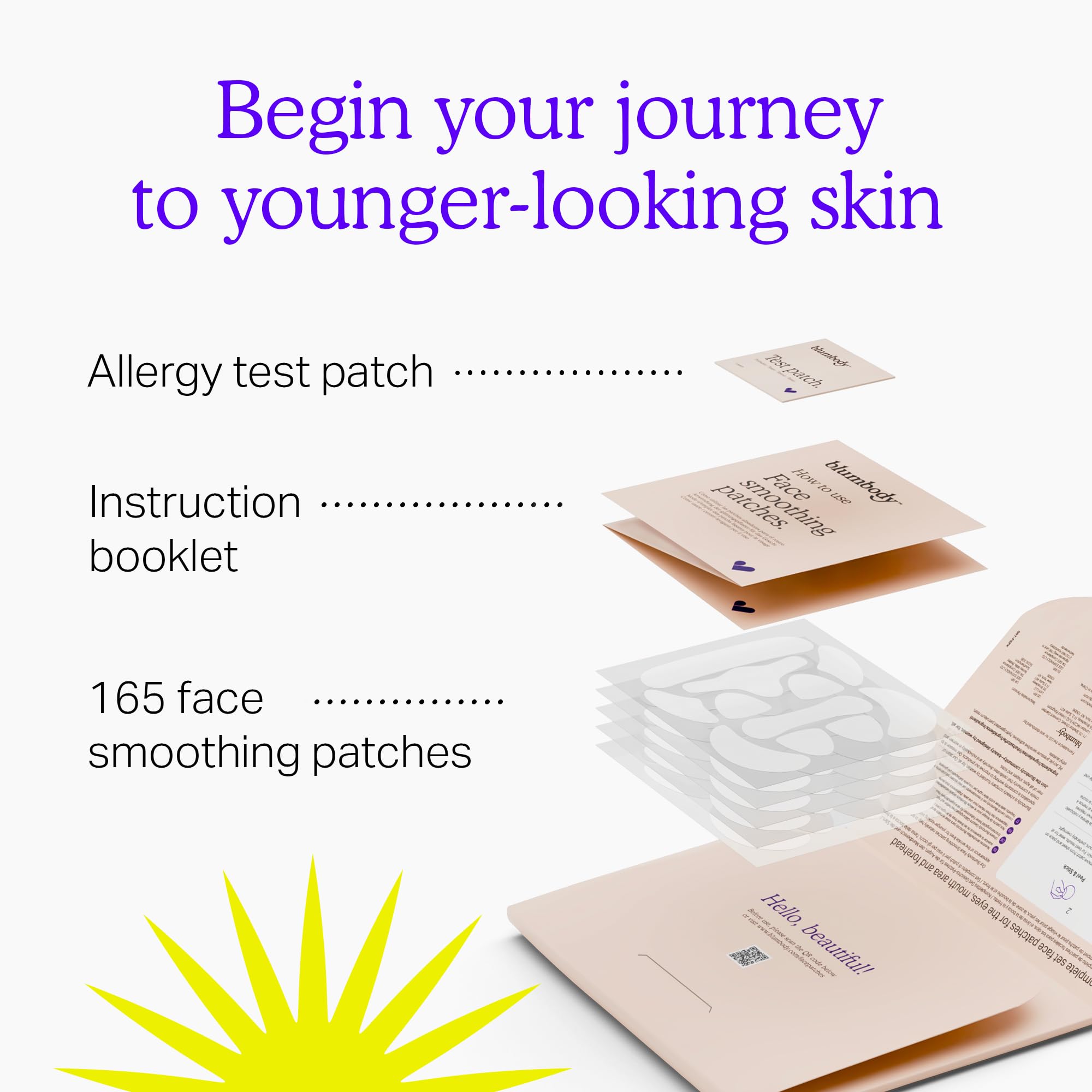 BLUMBODY between-eyes patch for frown lines on the brow