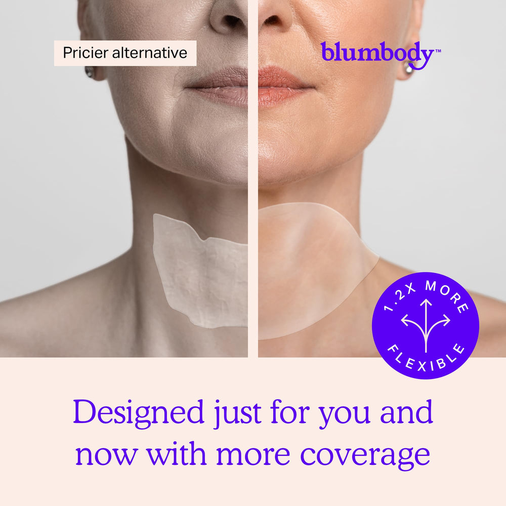 BLUMBODY silicone wrinkle patches close up flexible and comfortable