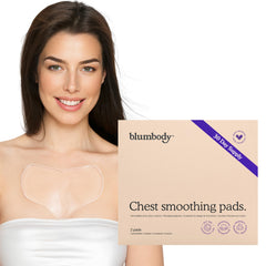 BLUMBODY chest wrinkle pads packaging ready for overnight use.