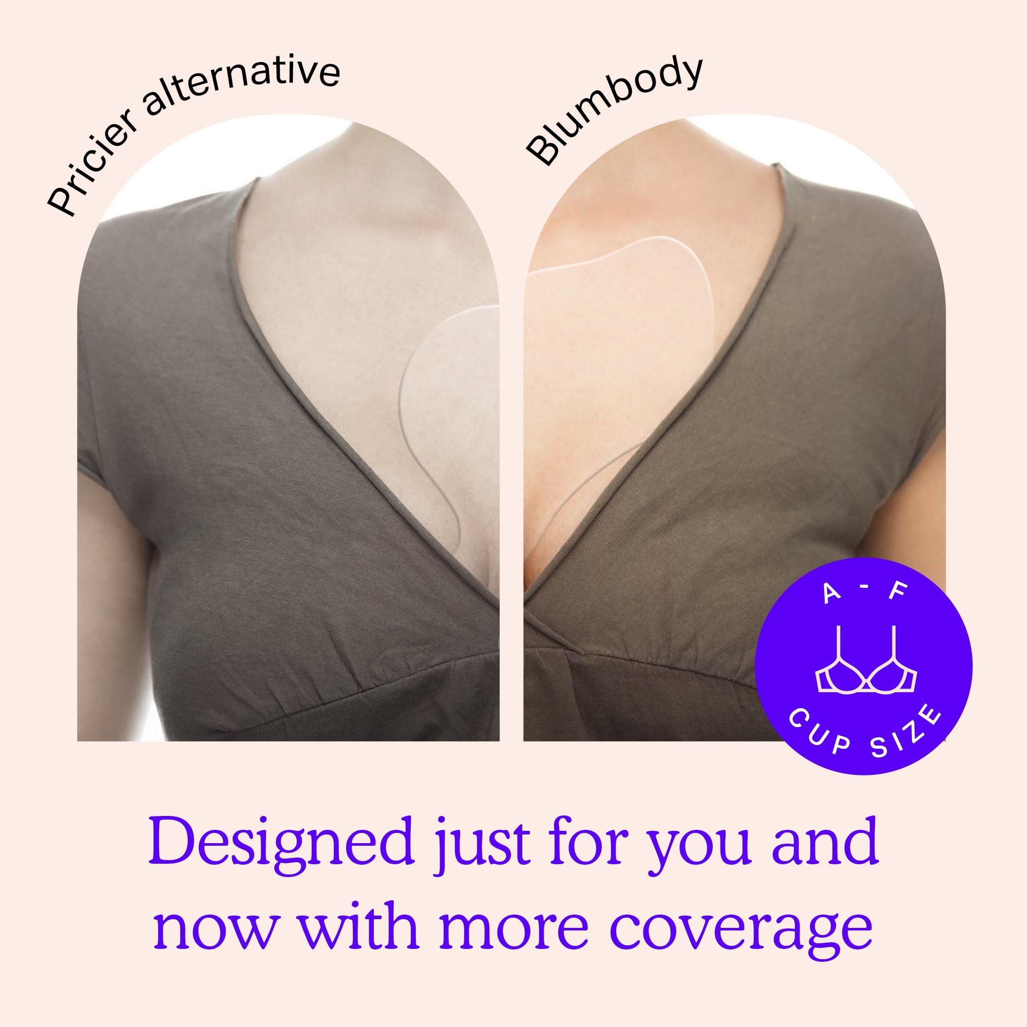 BLUMBODY chest wrinkle pads reusable design supports multiple uses.