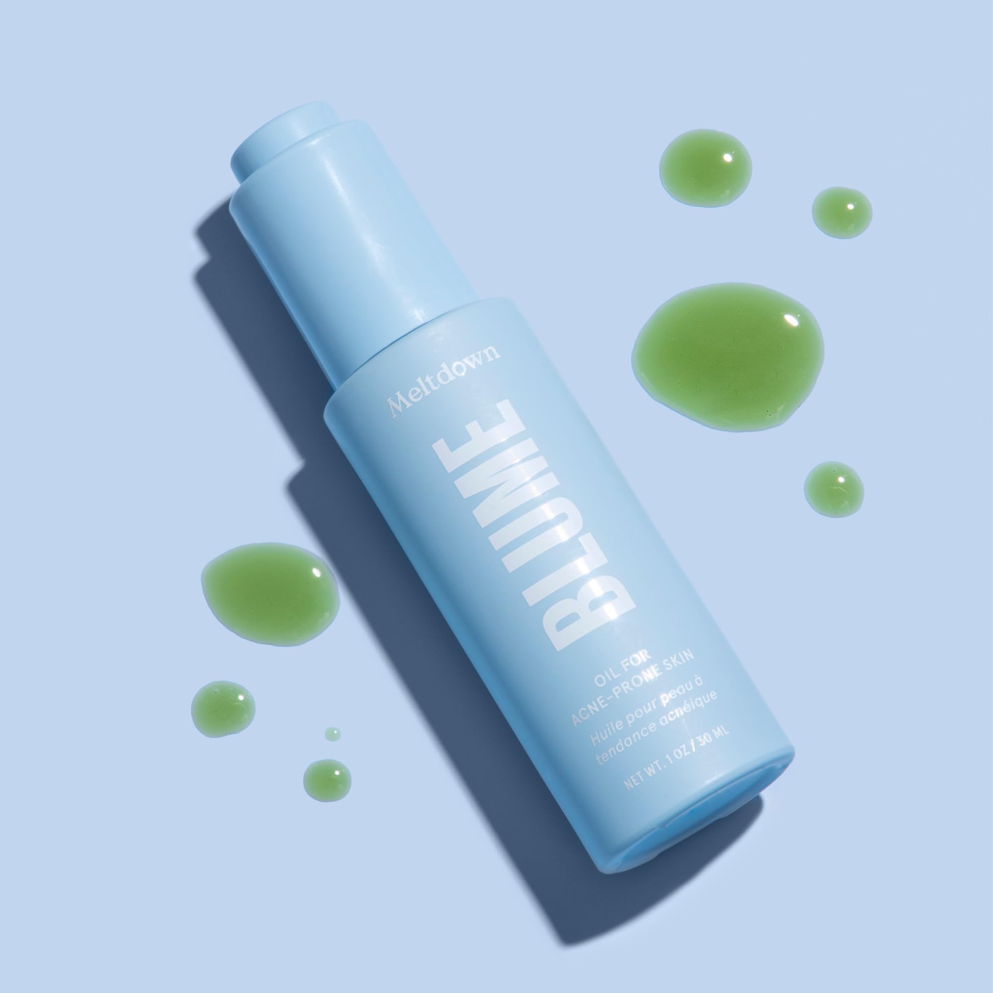 Blume Meltdown black cumin seed, soothing antioxidant-rich care.