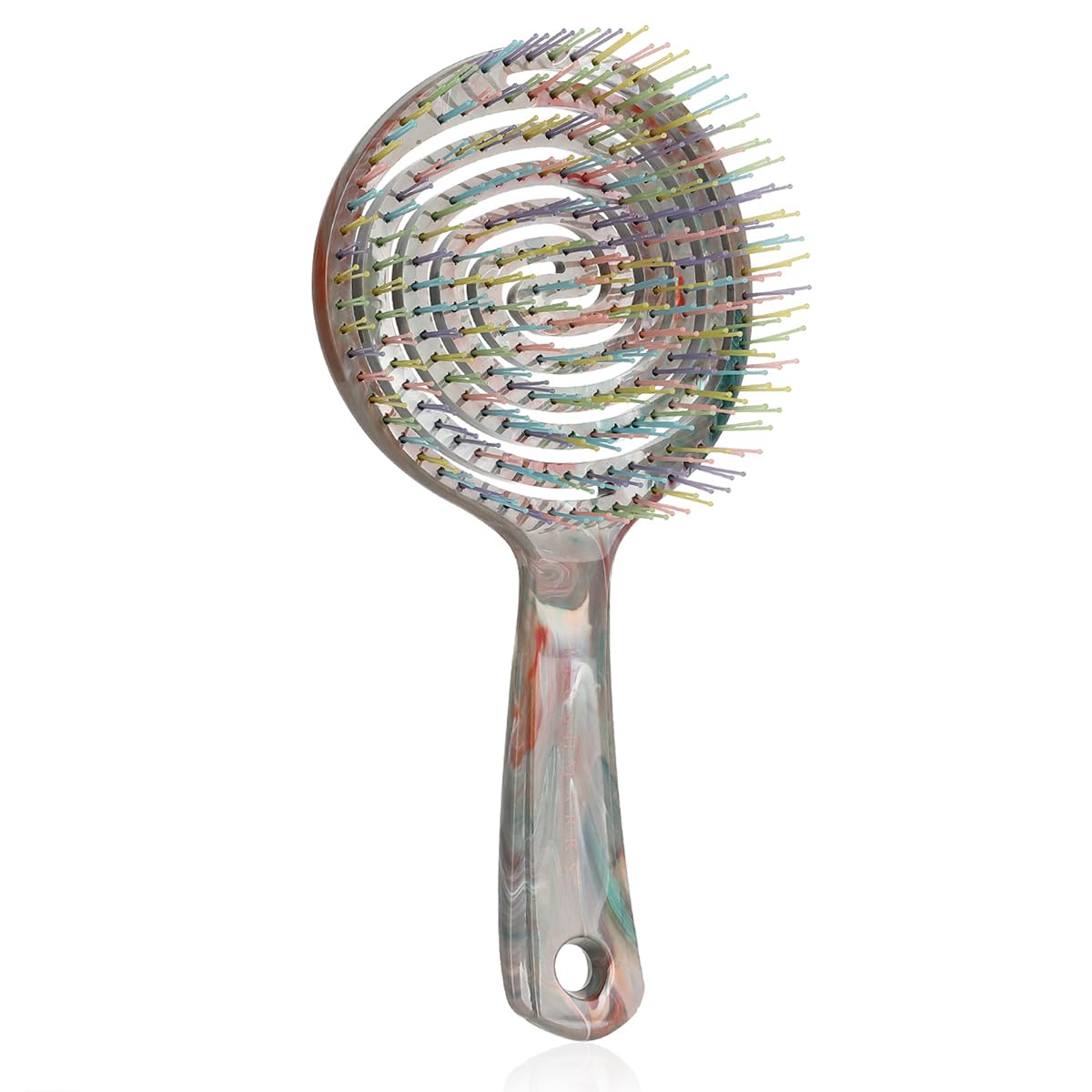BLUSHMARKS easy-clean detangler with quick rinse design.