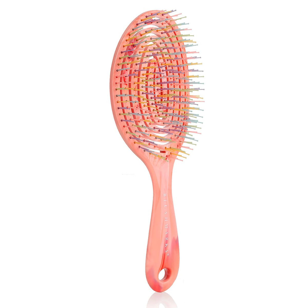 BLUSHMARKS travel-friendly-hair-brush compact design for on-the-go detangling