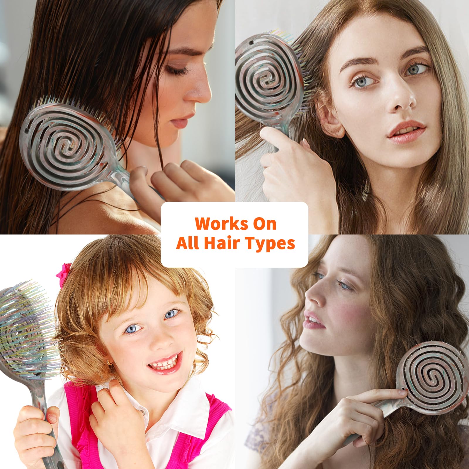 BLUSHMARKS wet/dry brush for damp curls and dry styling.