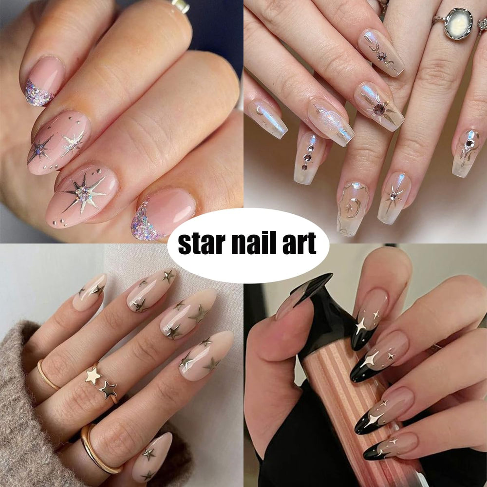 BMKKOT diamantes láser brillo lujoso para decoraciones de uñas
