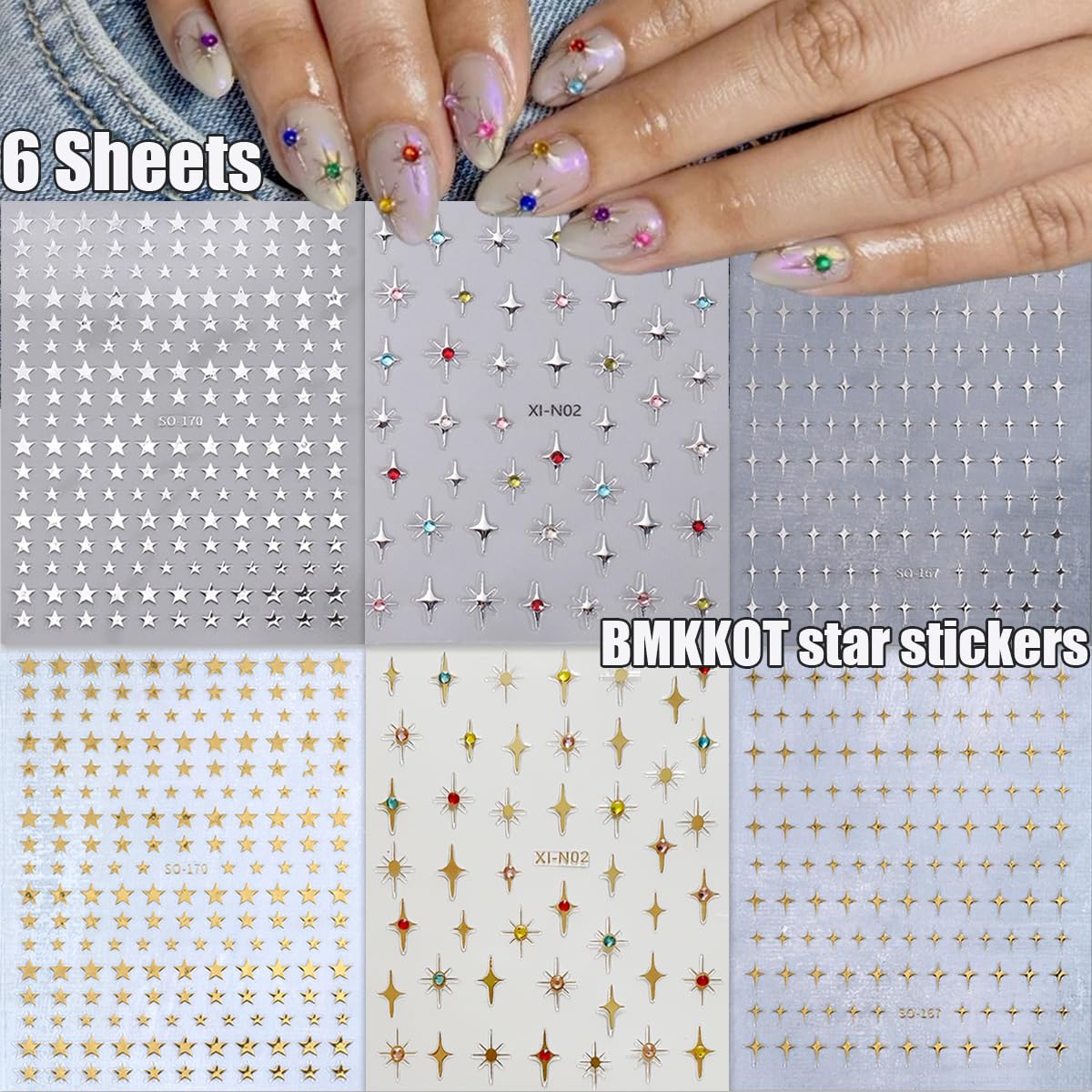 BMKKOT regalo perfecto para amigas que aman las uñas