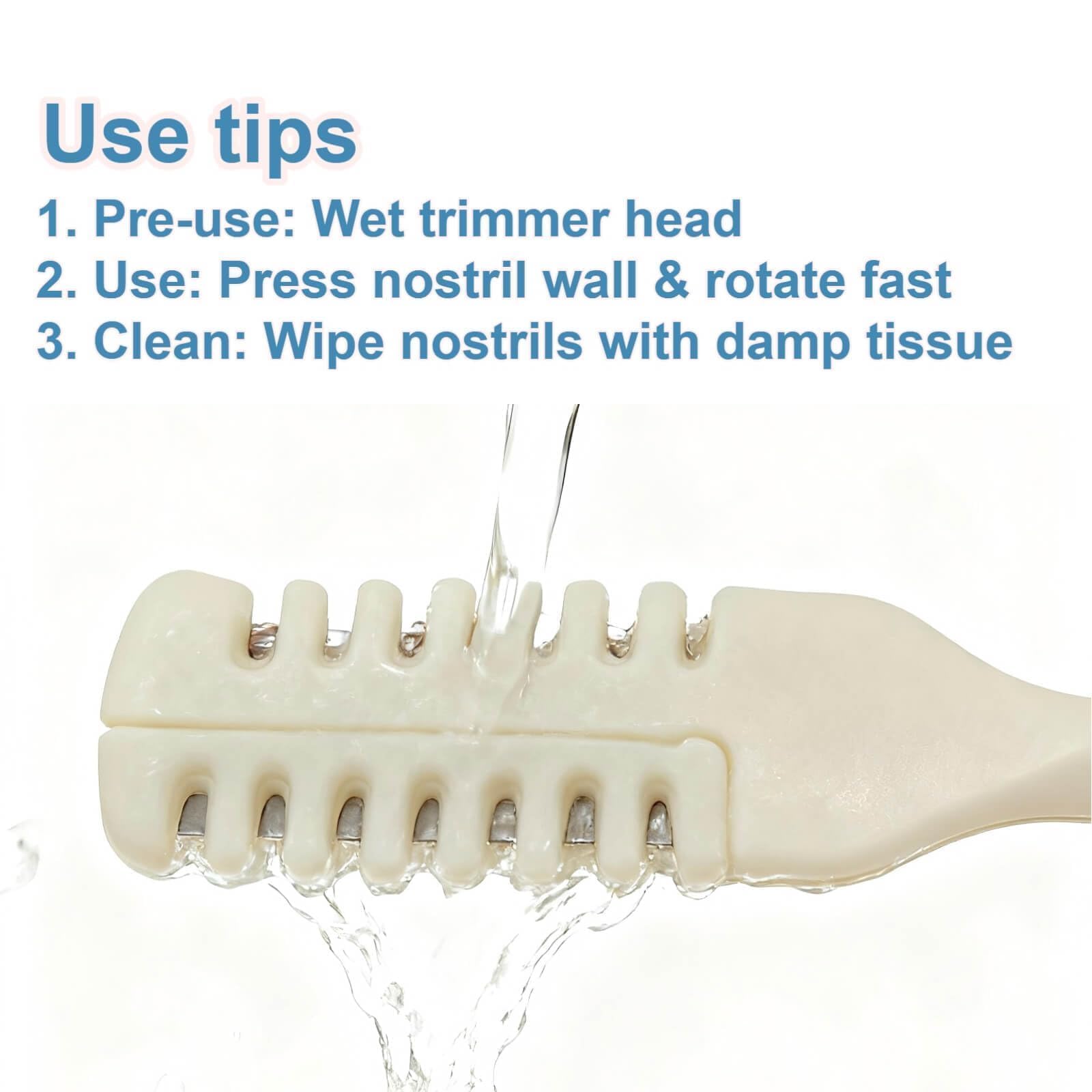 Bneajix 2-in-1 nose and ear trimmer for versatile grooming.