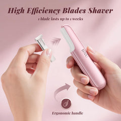 BNU dermaplane razor offers three speeds for tailored care.