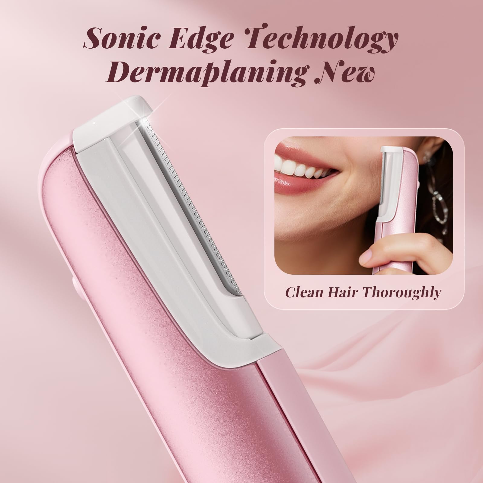 BNU deep exfoliation feature helps clear dead skin and pores.
