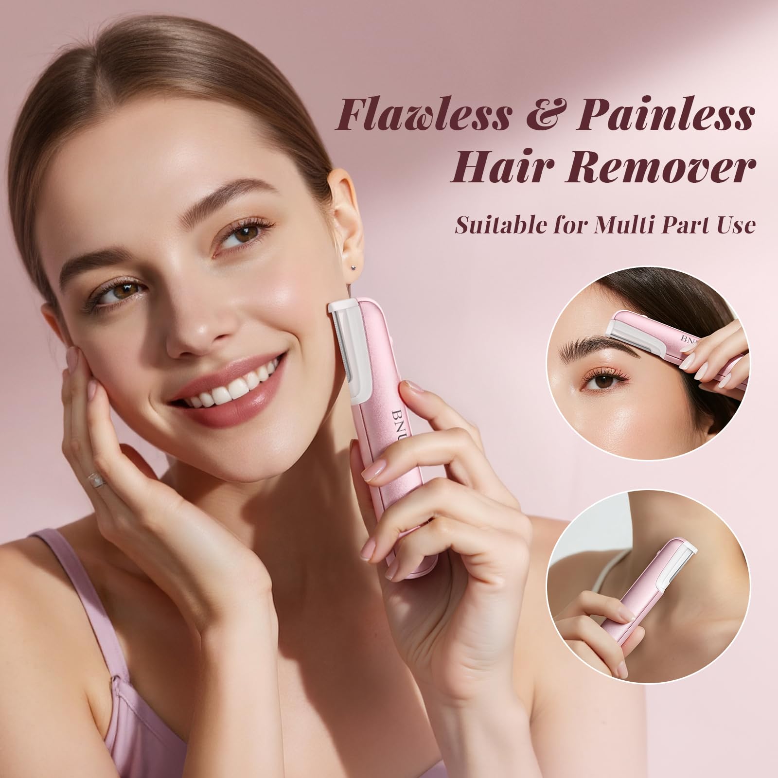 BNU dermaplane tool with ergonomic grip for maximum control.