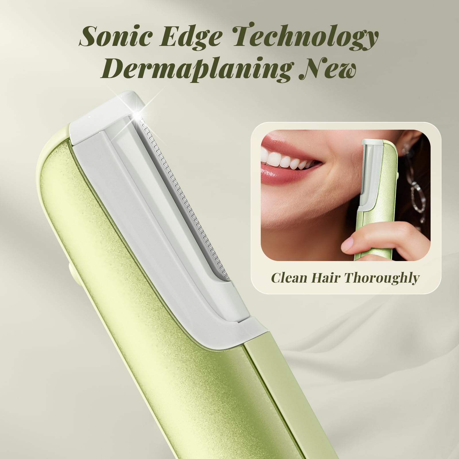 BNU Dermaplane Razor USB rechargeable power for extended use
