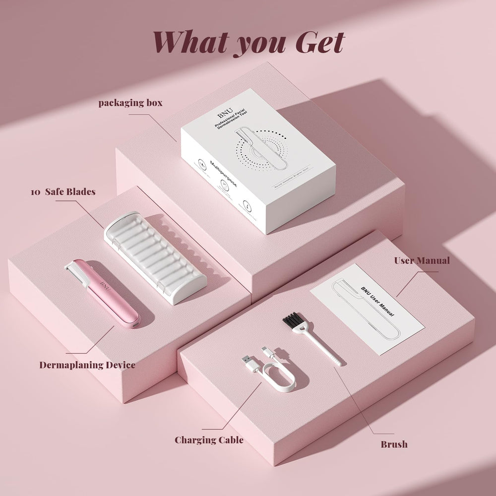BNU safe blades glide smoothly during dermaplaning.