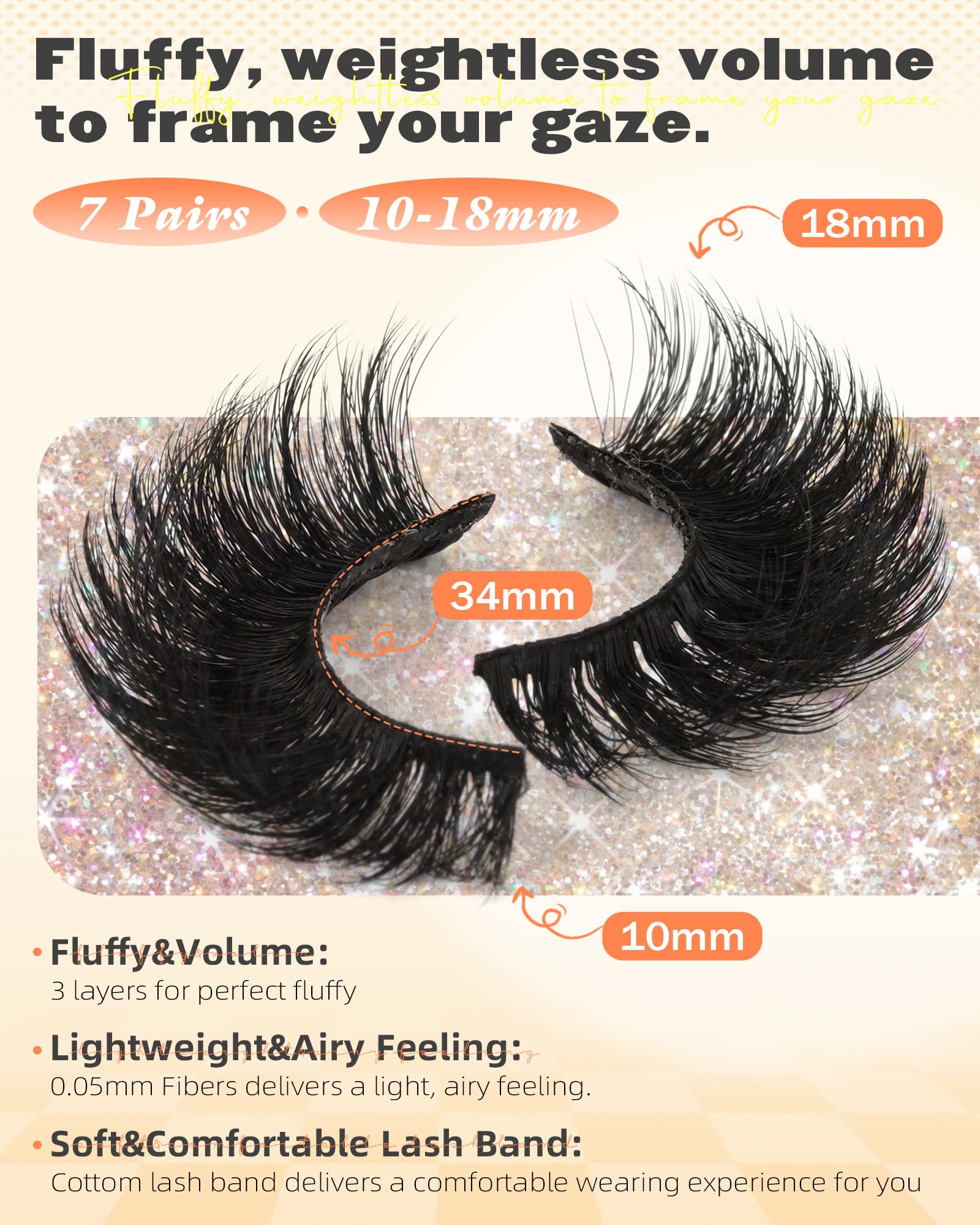 Boahankuke cat-eye lashes with D curvature for wider eyes