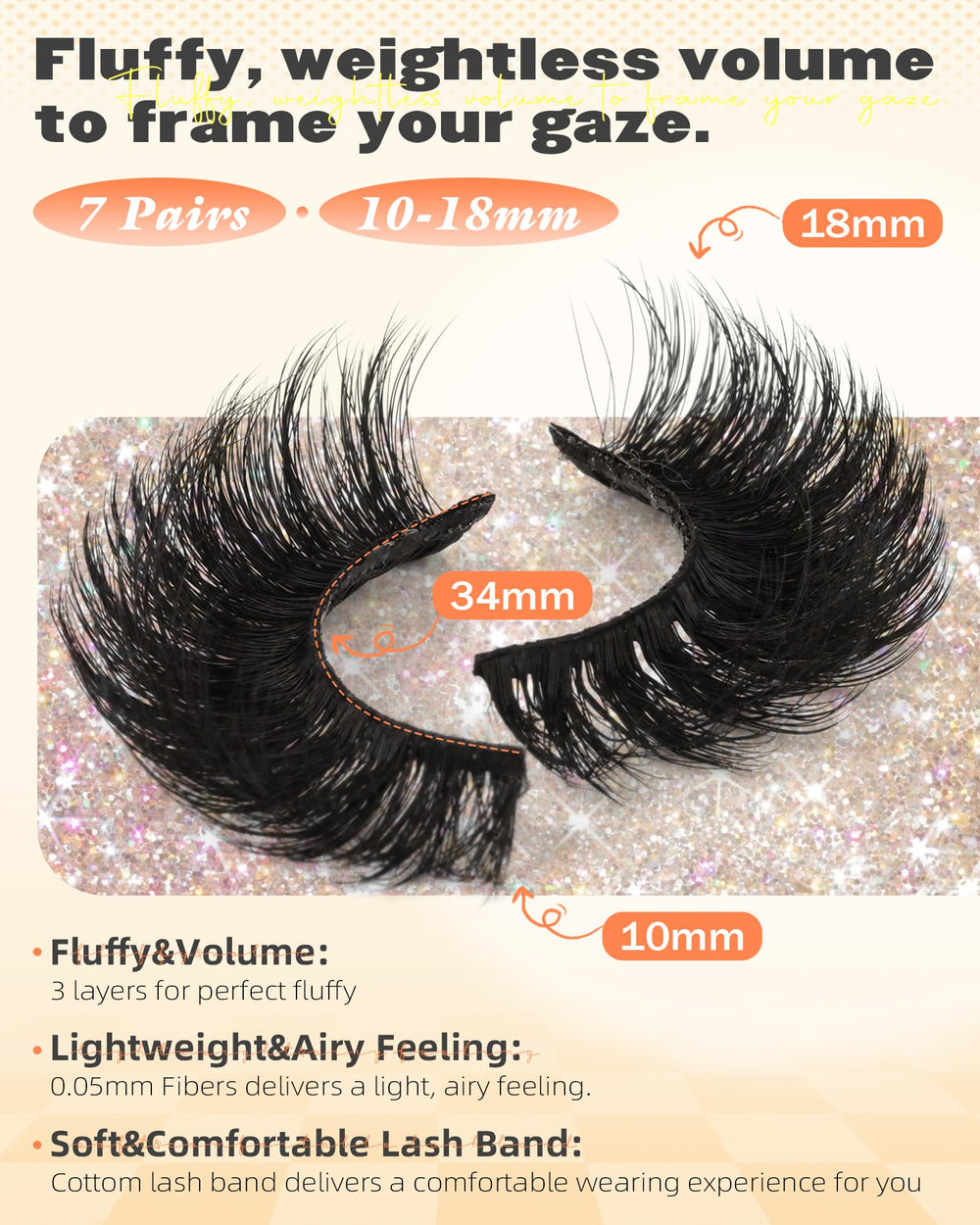 Boahankuke cat-eye lashes with D curvature for wider eyes