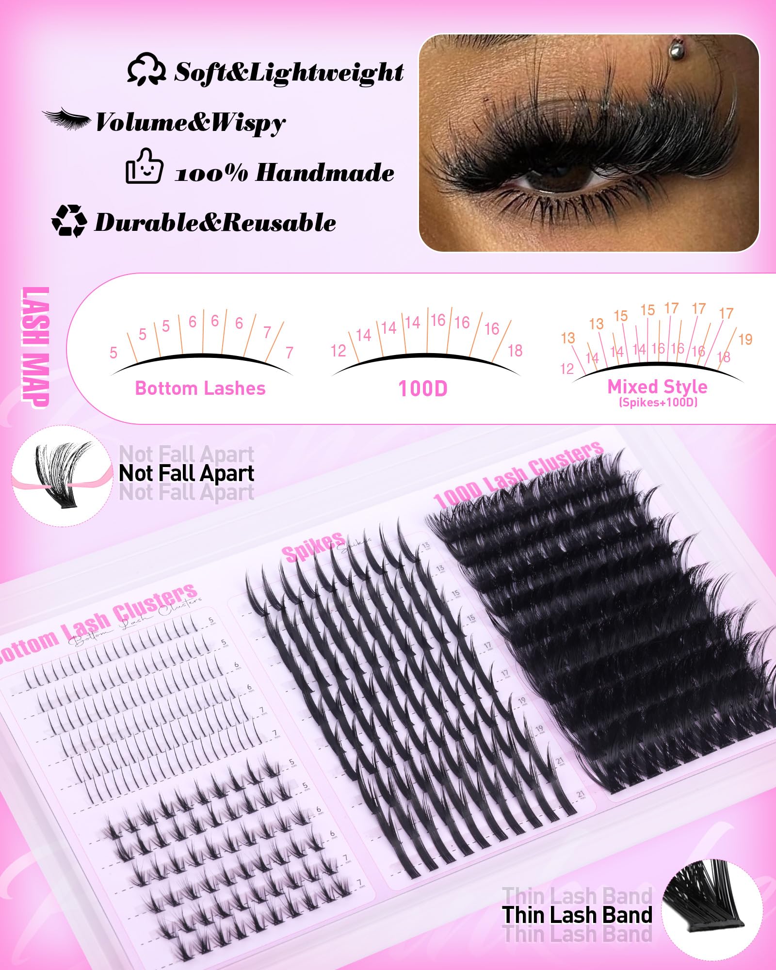 Boahankuke compact lash box keeps all four styles organized