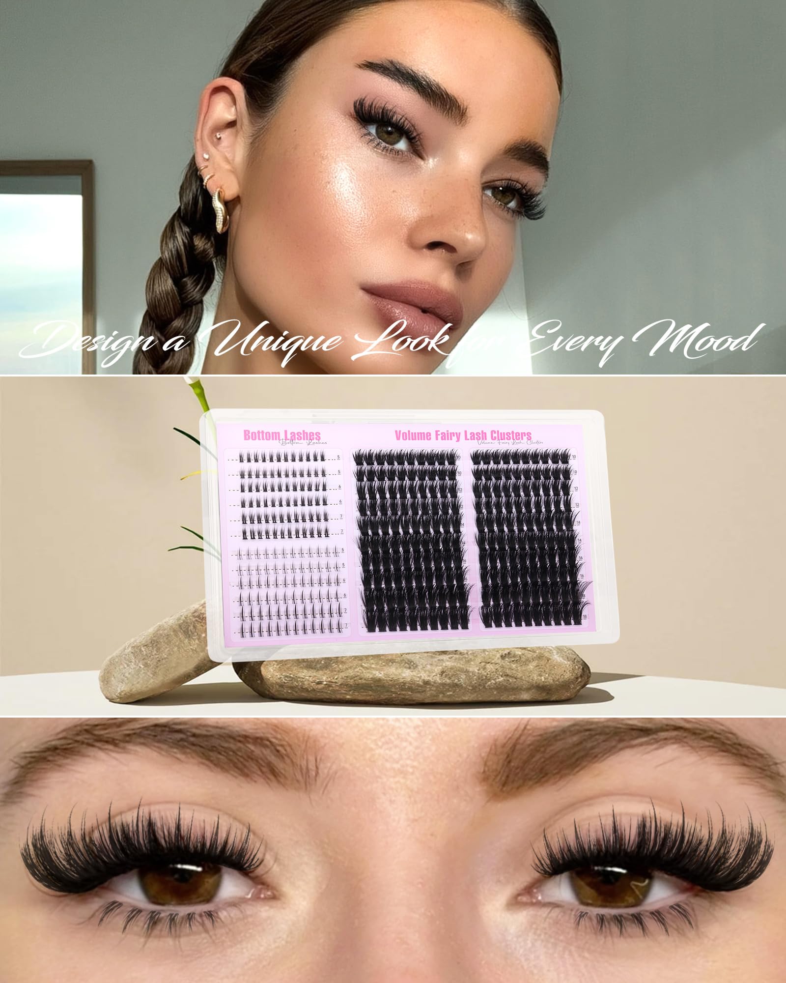 Boahankuke D Curl fairy lashes add lift while staying soft and comfortable.