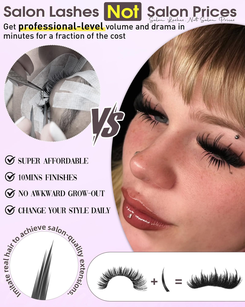Boahankuke DIY lash set highlights easy three-step home application