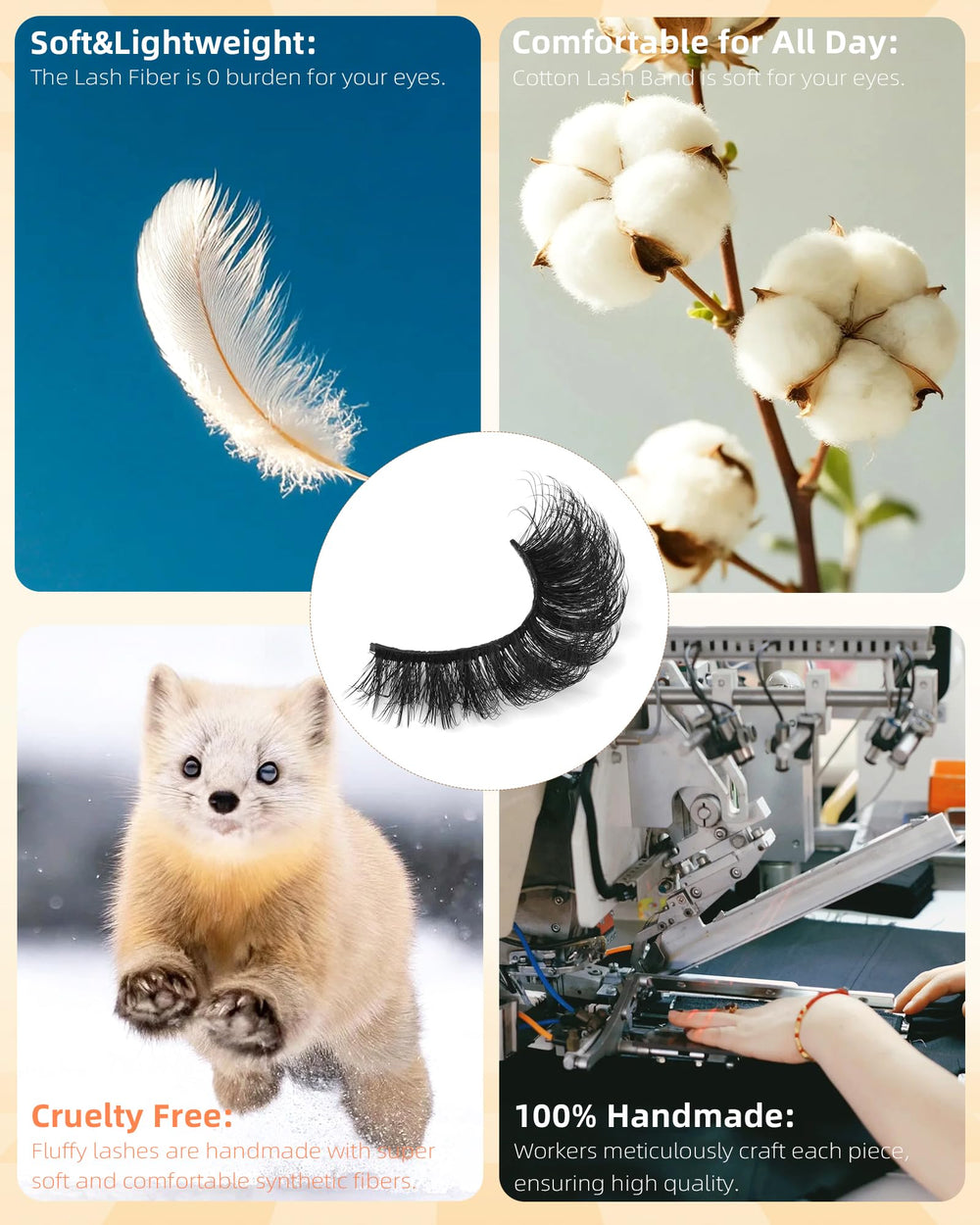 Boahankuke reusable lashes offer around 10 wears with proper care