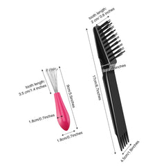 Boao metal toothed cleaner highlighting the deep-penetrating rake for tangled hair.