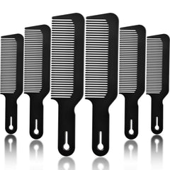 Boao 6-pack heat-resistant flat-top combs for precise clipping