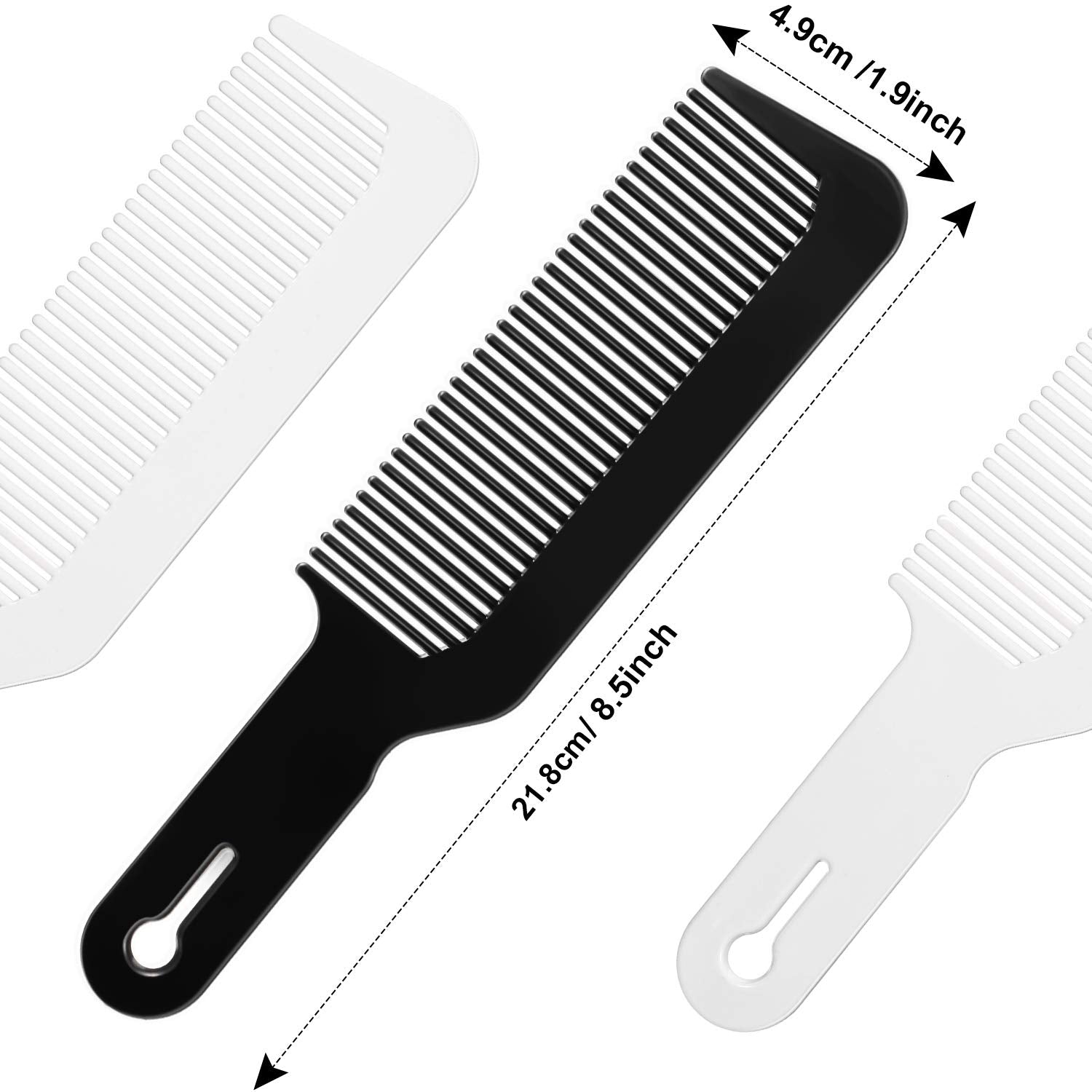 Boao durable barber comb with anti-slip handle for steady grooming