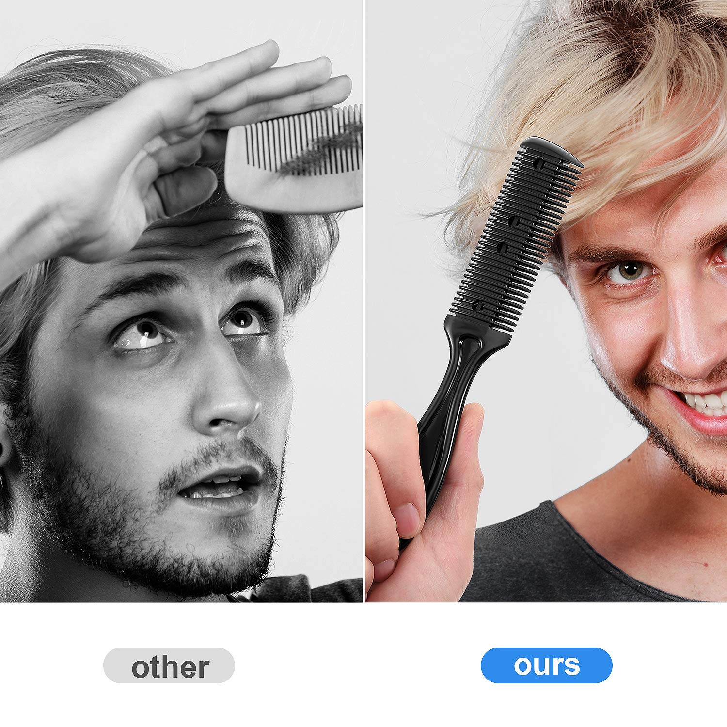 Boao detachable razor heads simplify replacement and upkeep.