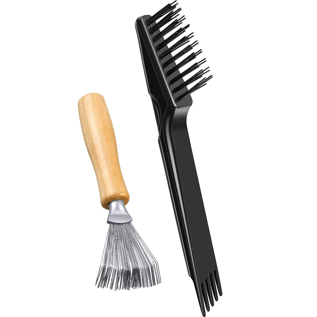 Boao double-headed cleaner in black for thorough brush cleaning at home.