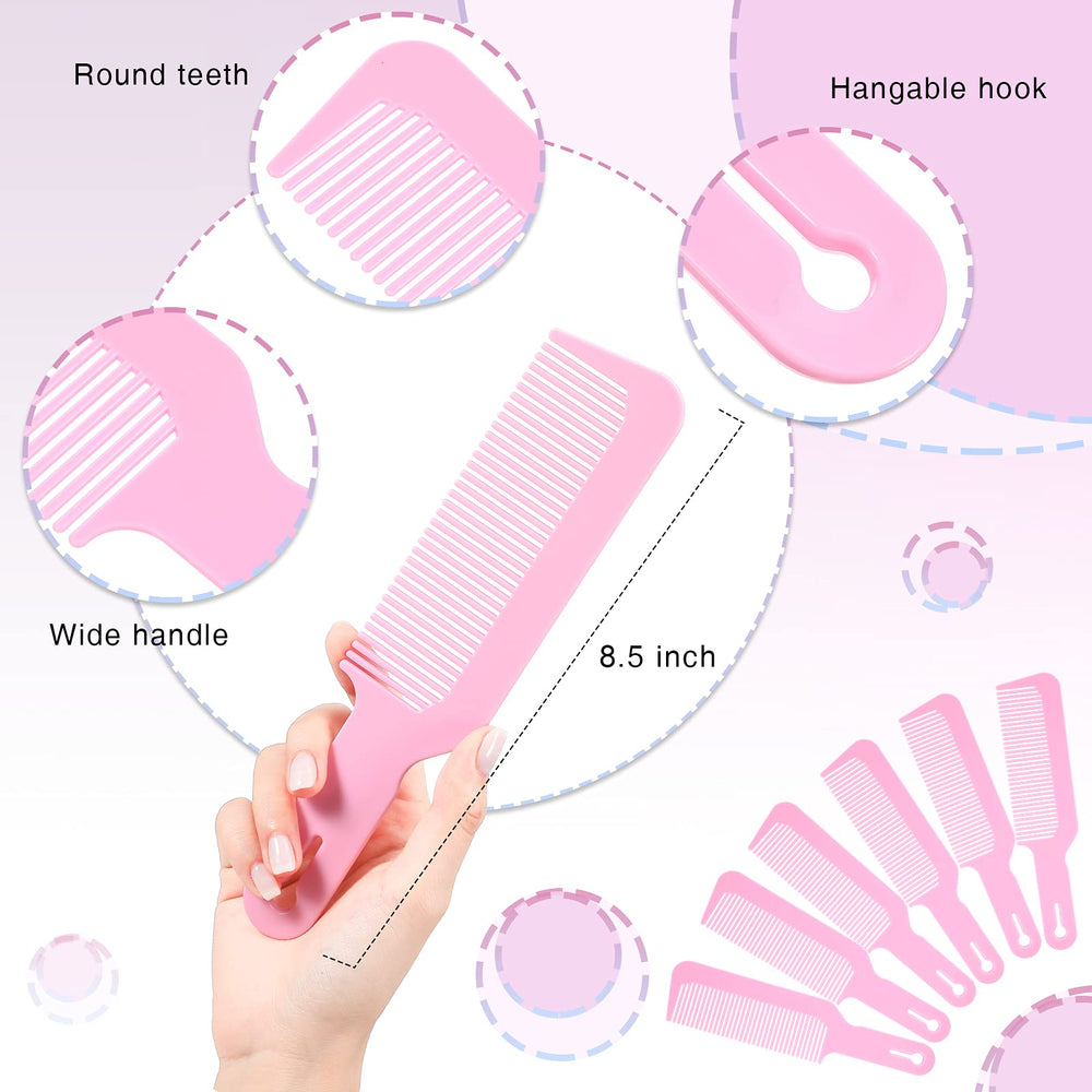 Boao durable pink hair cutting combs resist moisture and wear