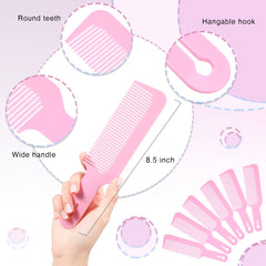 Boao durable pink hair cutting combs resist moisture and wear
