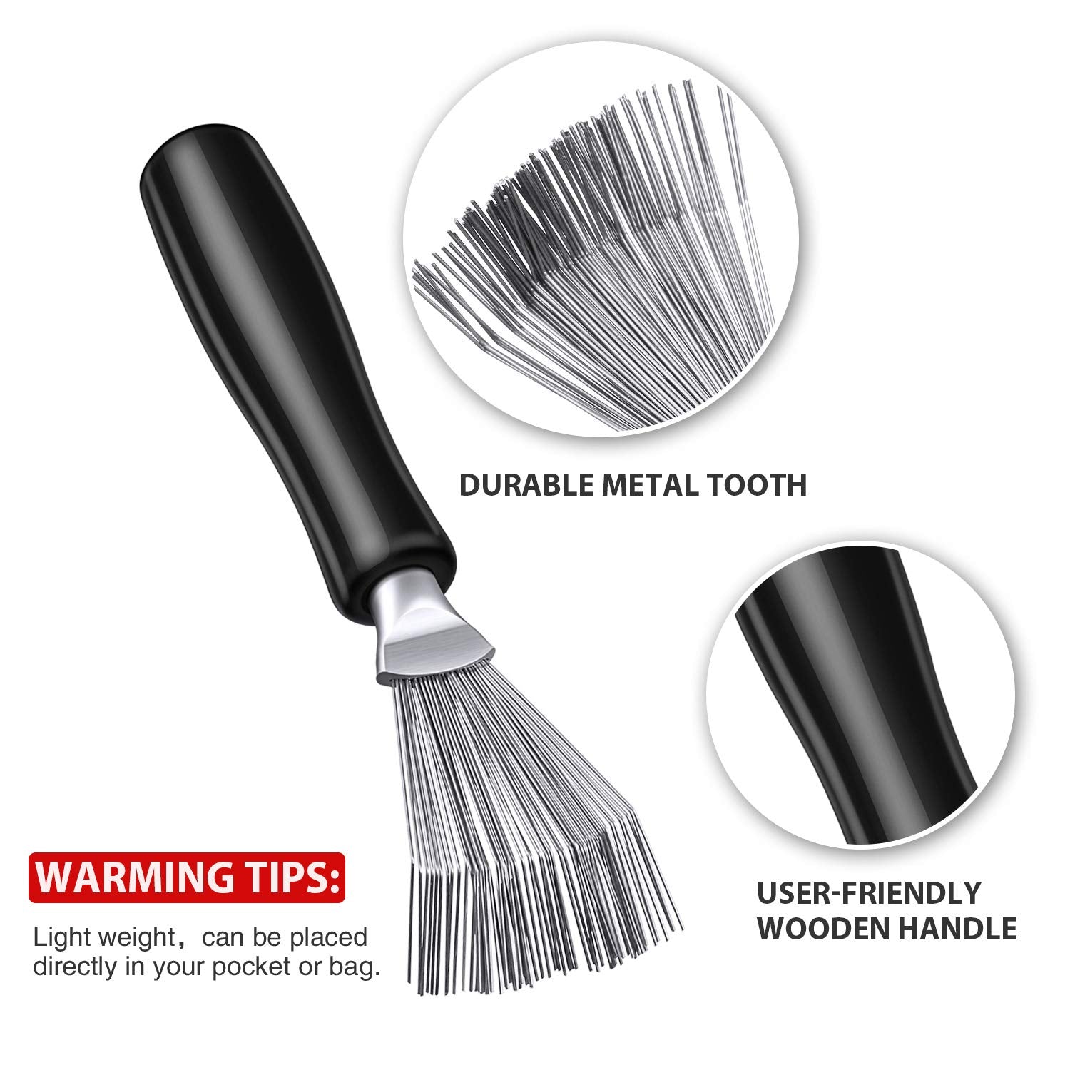 Boao nylon side cleans between bristles for thorough maintenance