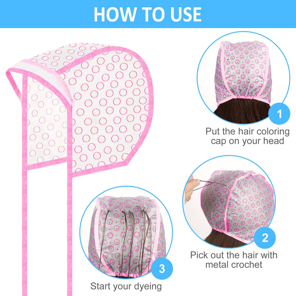 Boao highlight cap set styling tool ready for even dye application