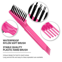 Boao metal teeth cleaner removes tangled hair from brushes