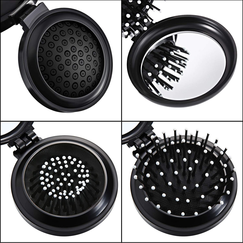 Boao pocket-size compact brush fits purse or pocket