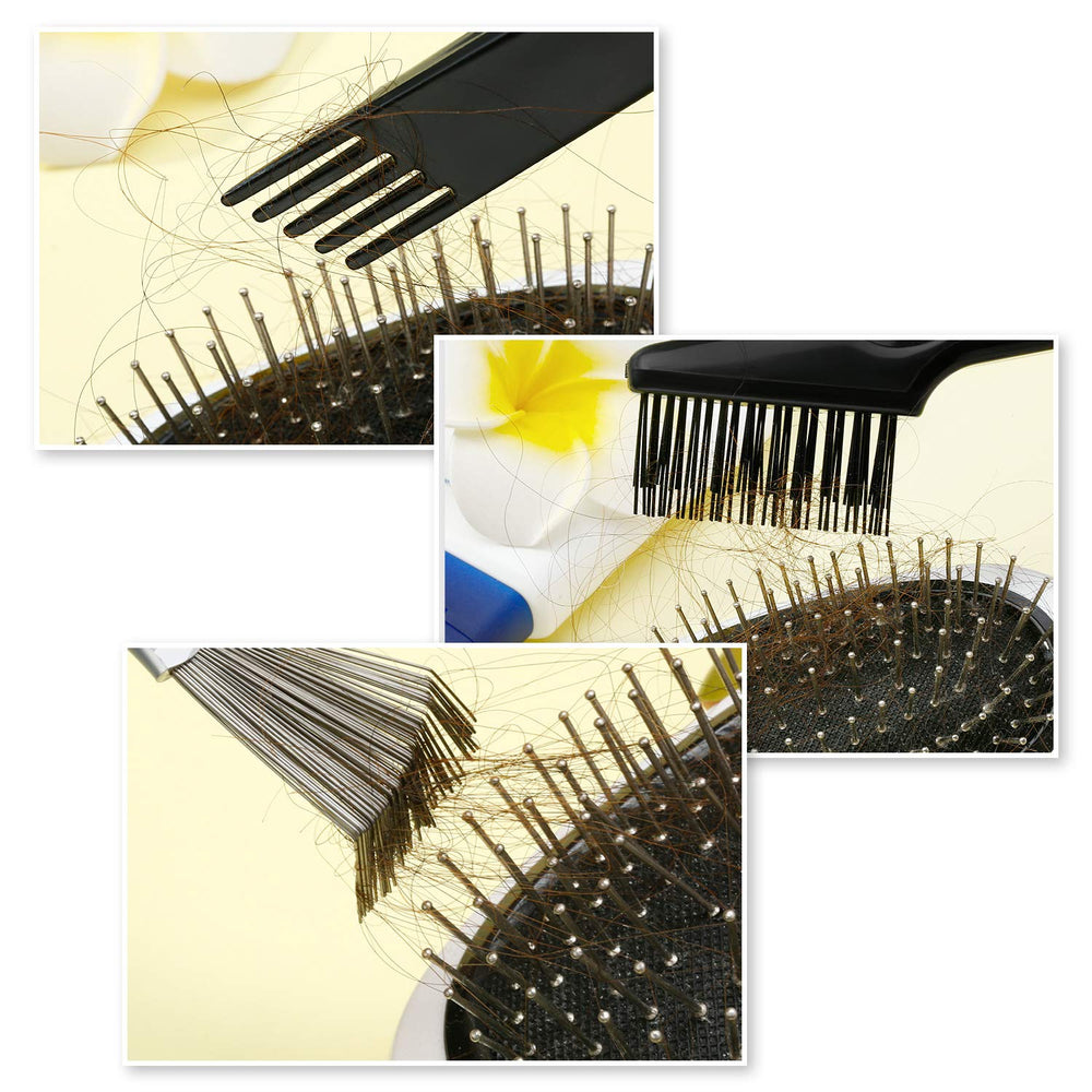 Boao polished wooden-handle rake for easy dirt removal on brushes.
