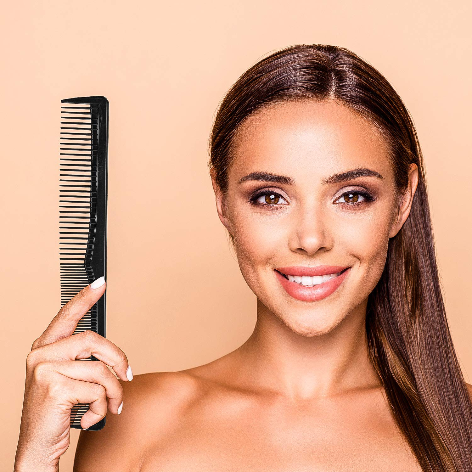 Boao tapered hair combs support clean parting during styling sessions.