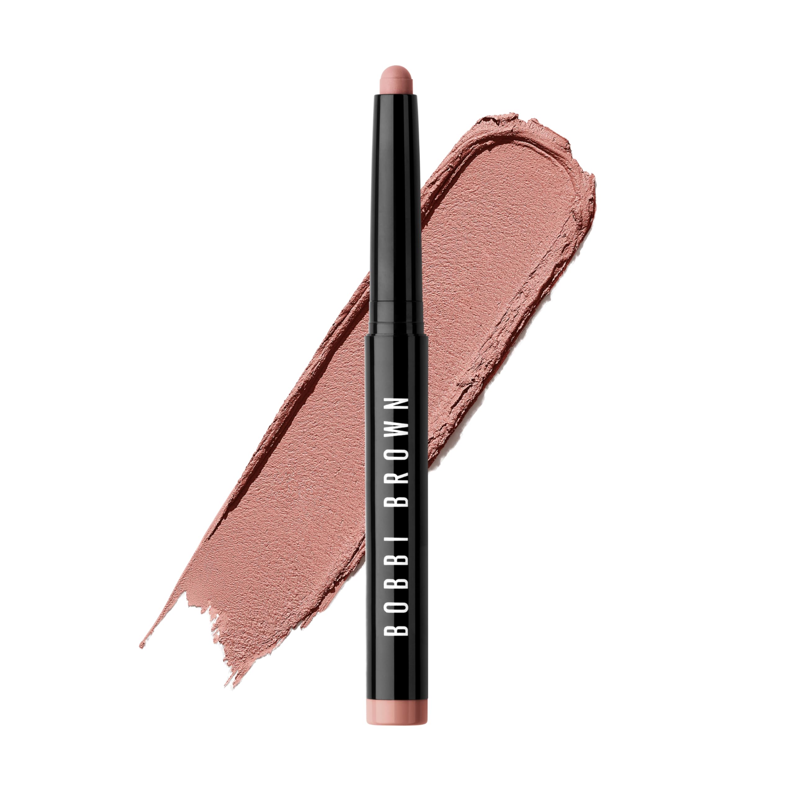 Bobbi Brown Long-Wear Cream Shadow Stick Antique Rose swatch shows rich color for all-day wear.